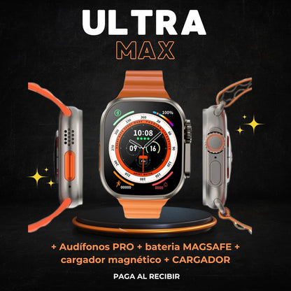 Watch Ultra Max ™ | +Audífonos PRO y Accesorios GRATIS