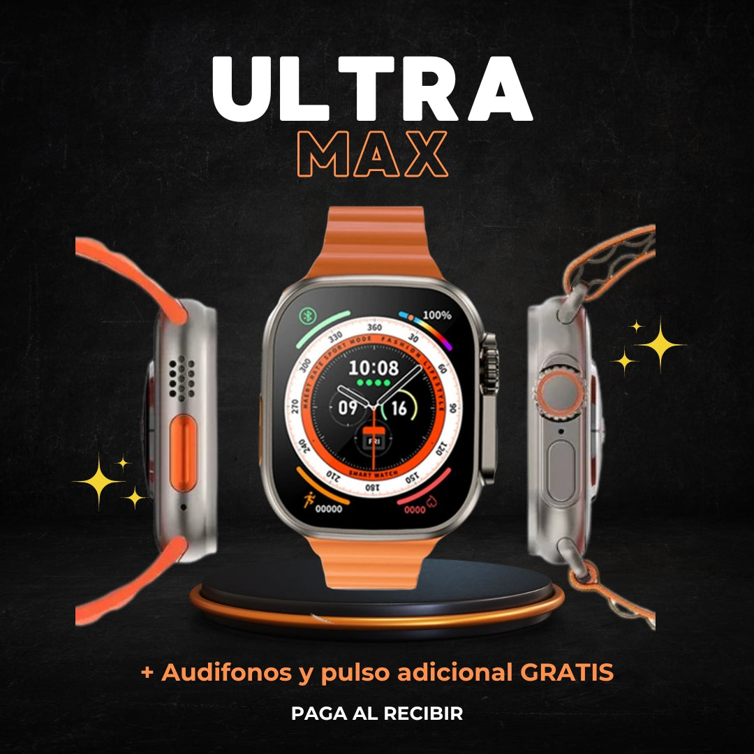 Watch Ultra Max ™ | +Audífonos y pulso adicional GRATIS